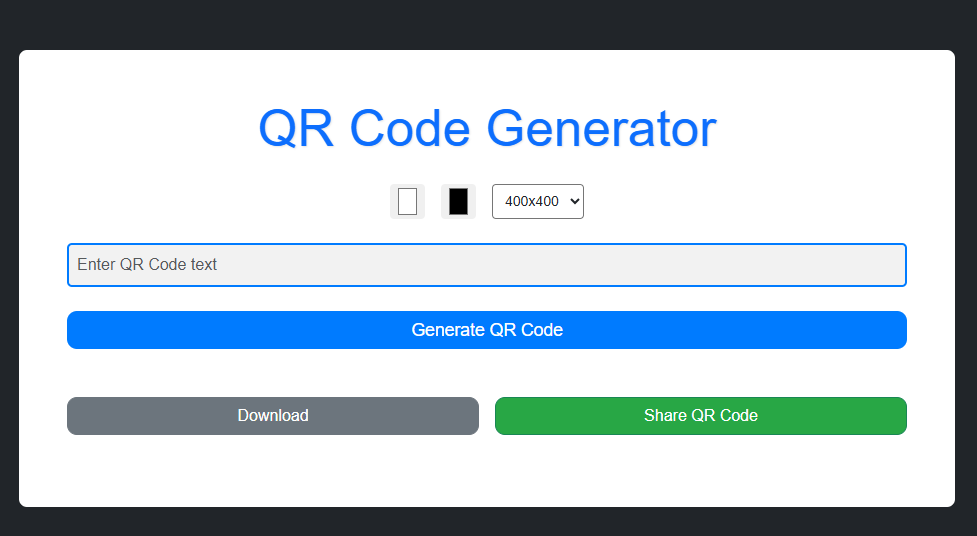 Generation code qr logo