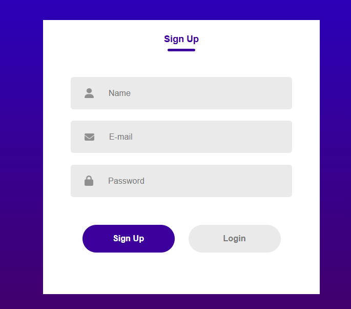 Sign Up - Login logo